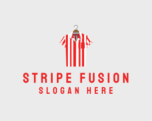 Striped Polo Shirt logo design