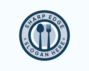 Restaurant Kitchen Utensils logo design