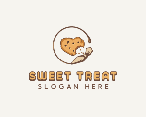 Heart Cookies Bakery logo design