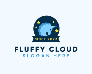 Cloud Unicorn Toy logo design