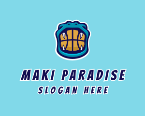 Cobra Snake Basketball logo design