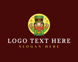 Leprechaun Mythical Creature logo