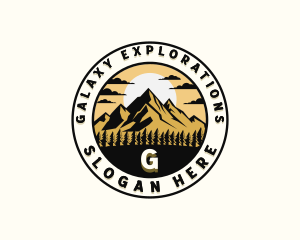 Mountain Climbing Exploration logo design