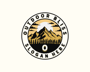 Mountain Climbing Exploration logo design