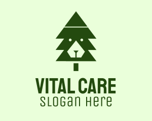 Green Pine Tree  Logo