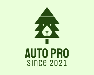 Green Pine Tree  logo