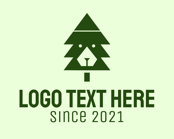 Pine Tree logo example 2