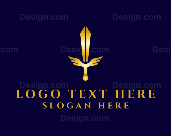 Golden Wing Sword Logo