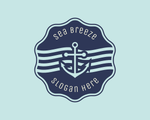 Anchor Maritime Courier Badge logo