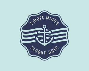 Anchor Maritime Courier Badge logo