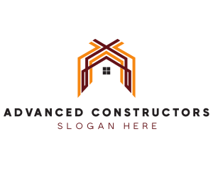 Orange Brown Housing logo design