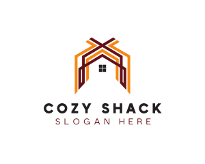 Orange Brown Housing logo design