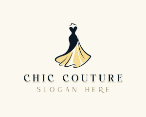 Dressmaker Gown Couture  logo design