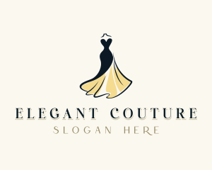 Dressmaker Gown Couture  logo design