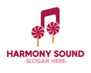 Lollipop Musical Note logo