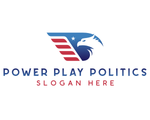 Political Patriot Eagle logo design