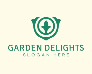 Natural Plant Sprout logo design