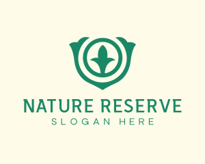 Natural Plant Sprout logo design