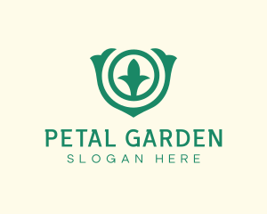 Natural Plant Sprout logo design