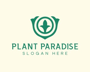 Natural Plant Sprout logo design