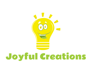 Happy Light Bulb logo