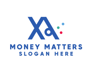 Modern Letter XA Monogram logo