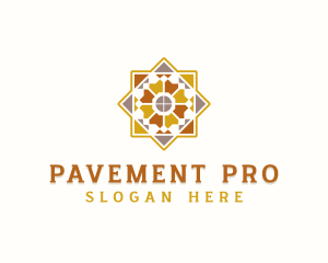 Floor Pavement Tiling logo design