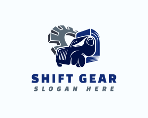 Automotive Truck Gear logo design