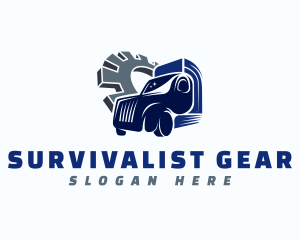 Automotive Truck Gear logo design