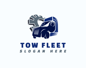 Automotive Truck Gear logo design