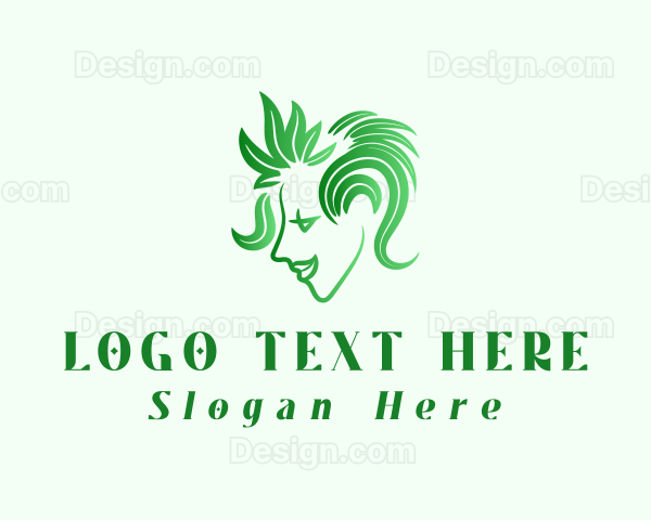 Cannabis Lady Weed Logo