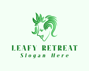 Cannabis Lady Weed logo design