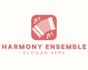 Accordion Musical Instrument logo