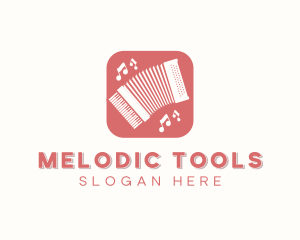 Accordion Musical Instrument logo