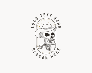 Skeleton Coffee Shop logo