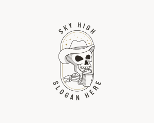 Skeleton Coffee Shop logo