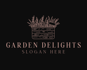 Backyard Garden Grass logo design