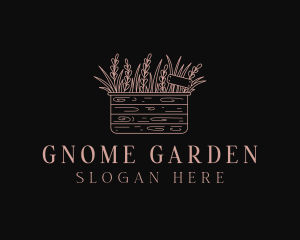 Backyard Garden Grass logo design