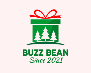 Christmas Gift Present logo design