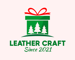 Christmas Gift Present logo design