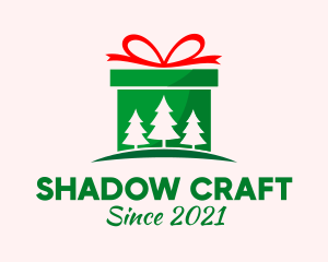 Christmas Gift Present logo design