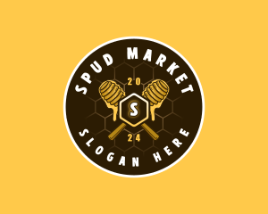 Organic Honey Syrup logo design