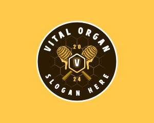 Organic Honey Syrup logo design