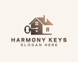 Real Estate Key logo design