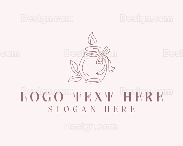 Ribbon Container Candle Logo