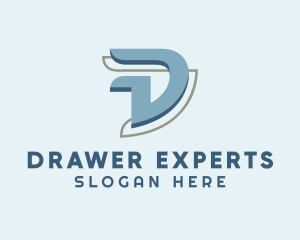 Business Firm Letter D logo design