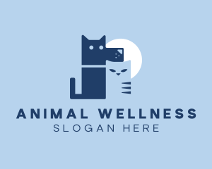 Pet Dog Cat Veterinary logo