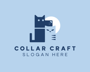 Pet Dog Cat Veterinary logo design