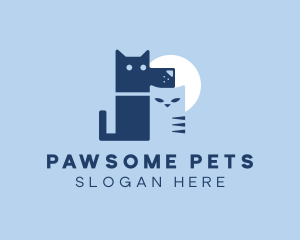 Pet Dog Cat Veterinary logo