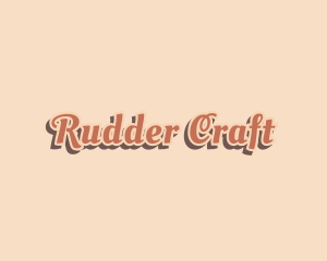 Retro Business Cursive logo design